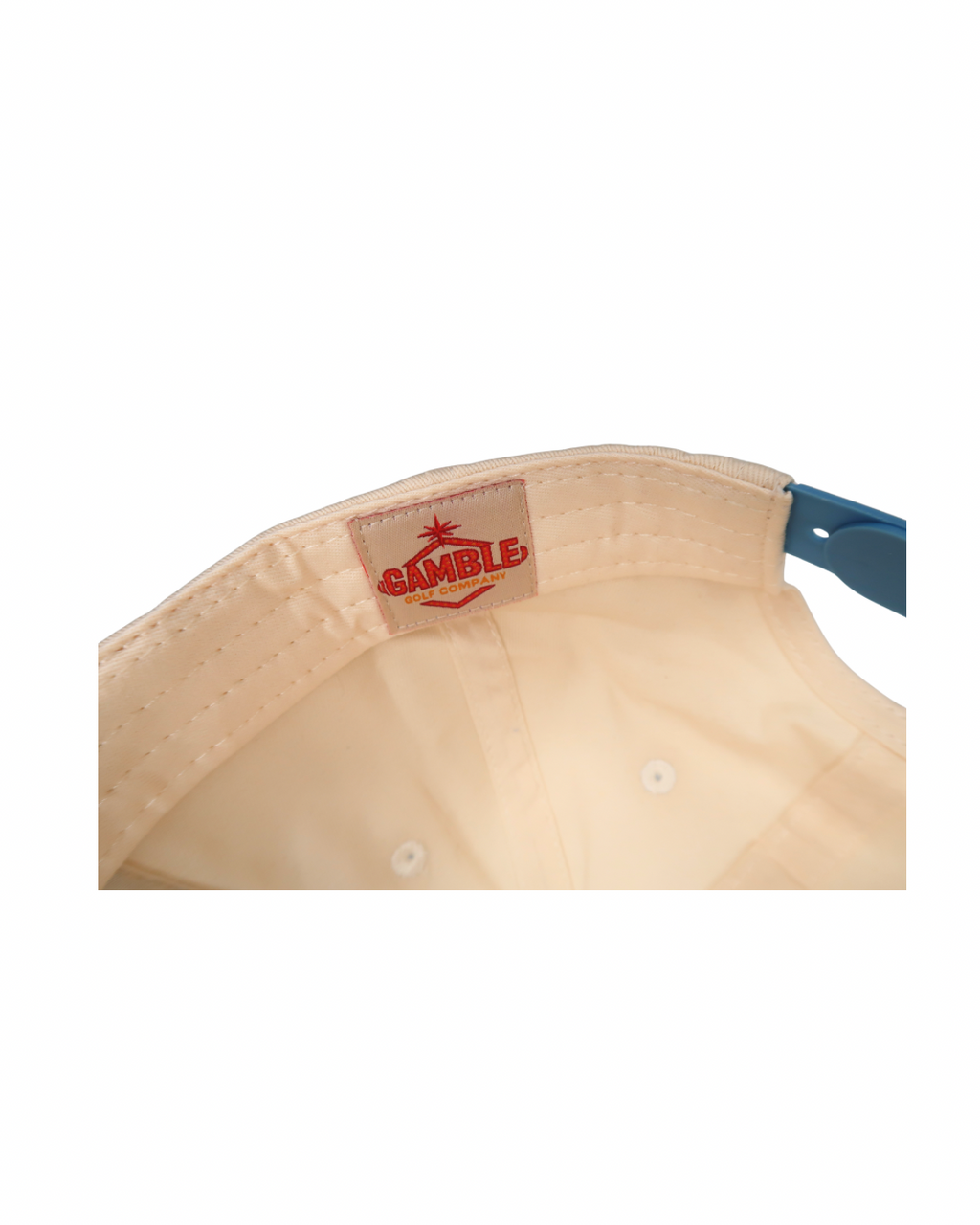 Canvas "Gamble" Hat in Ocean colorway