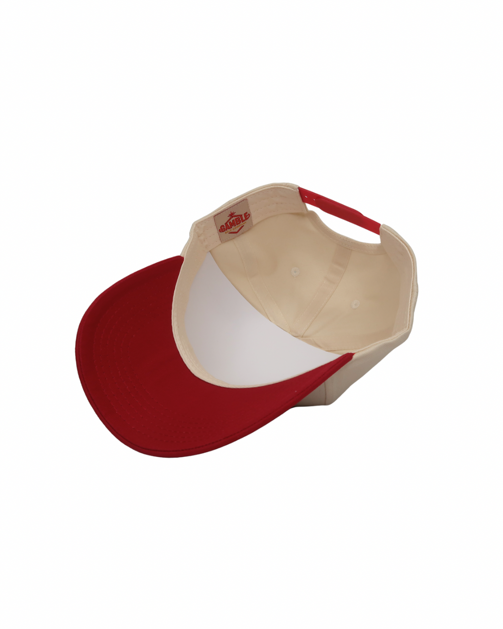 Canvas "Gamble" Hat in Sunday red colorway