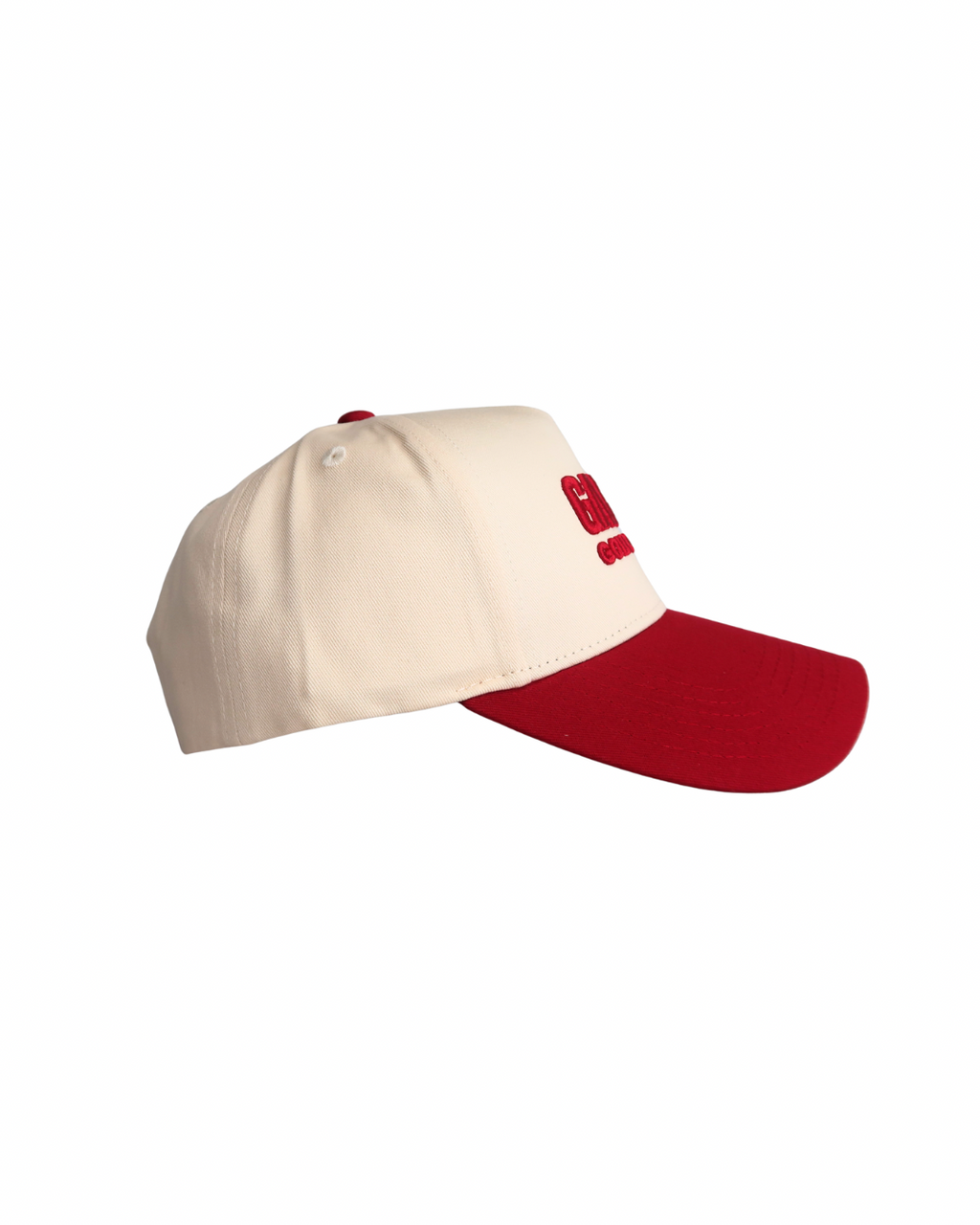 Canvas "Gamble" Hat in Sunday red colorway