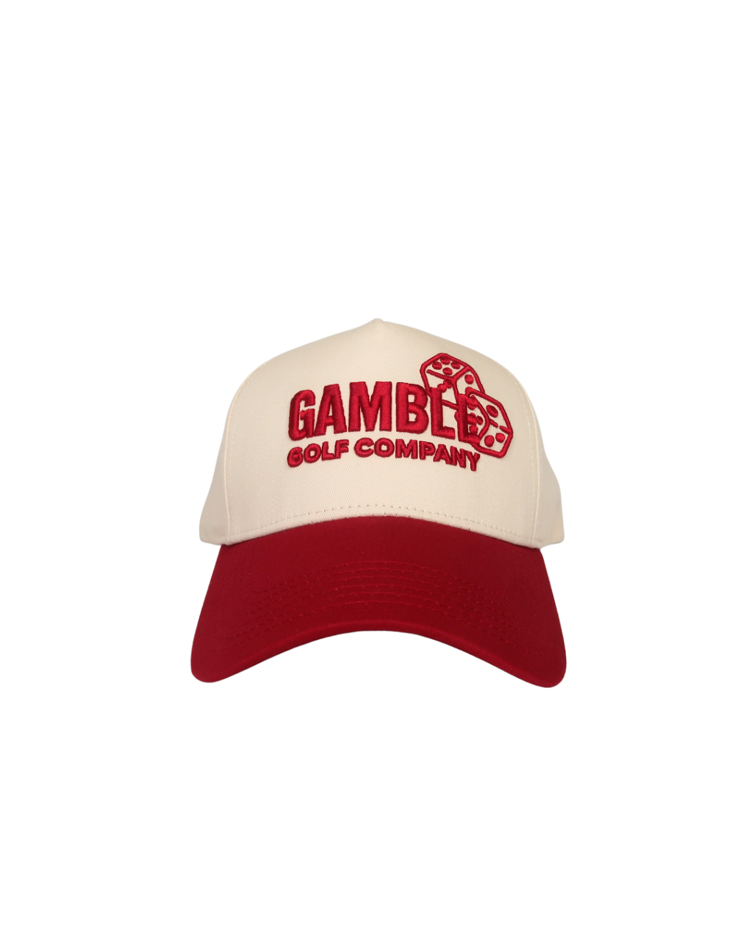Canvas "Gamble" Hat in Sunday red colorway