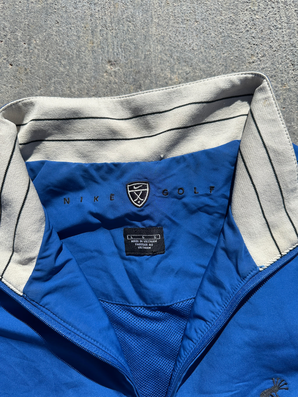 Nike Golf Blue “Need Money For Golf” Quater zip