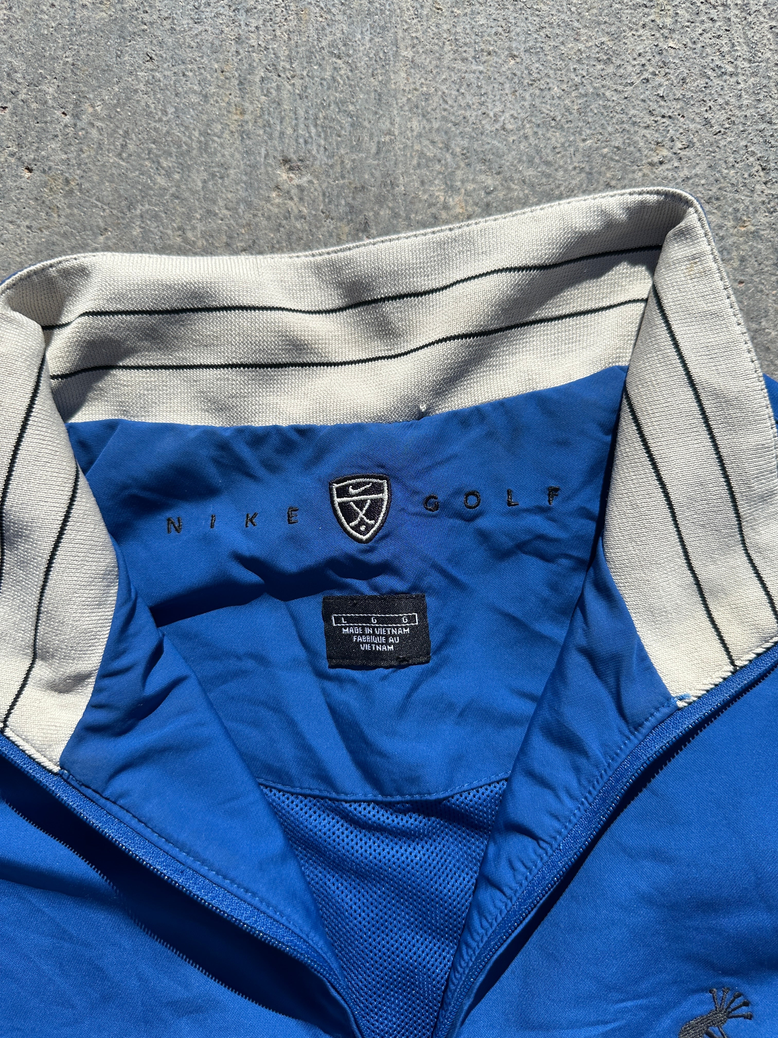 Nike Golf Blue “Need Money For Golf” Quater zip