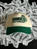 Canvas "Gamble" Hat in Fairway colorway