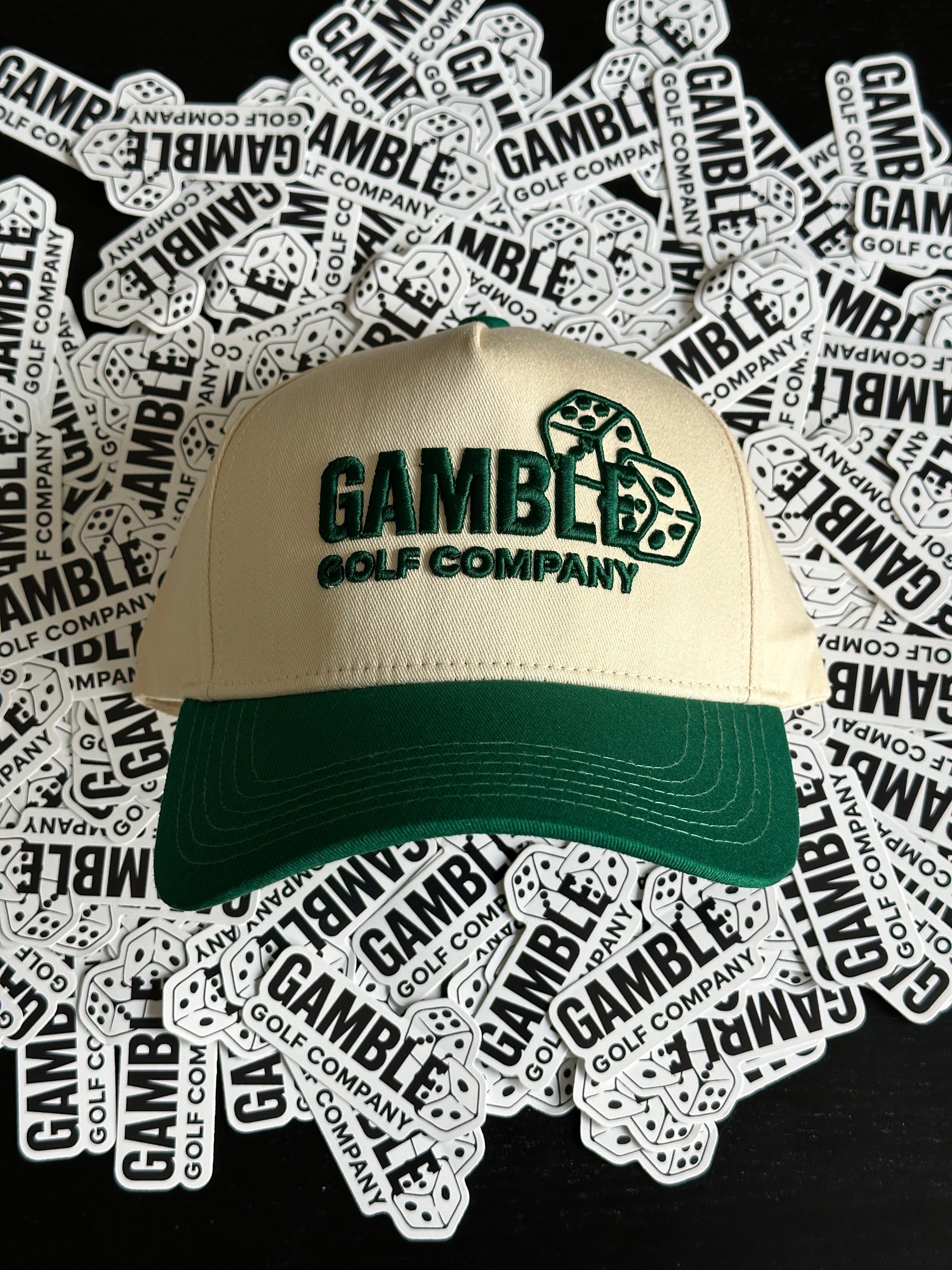 Canvas "Gamble" Hat in Fairway colorway