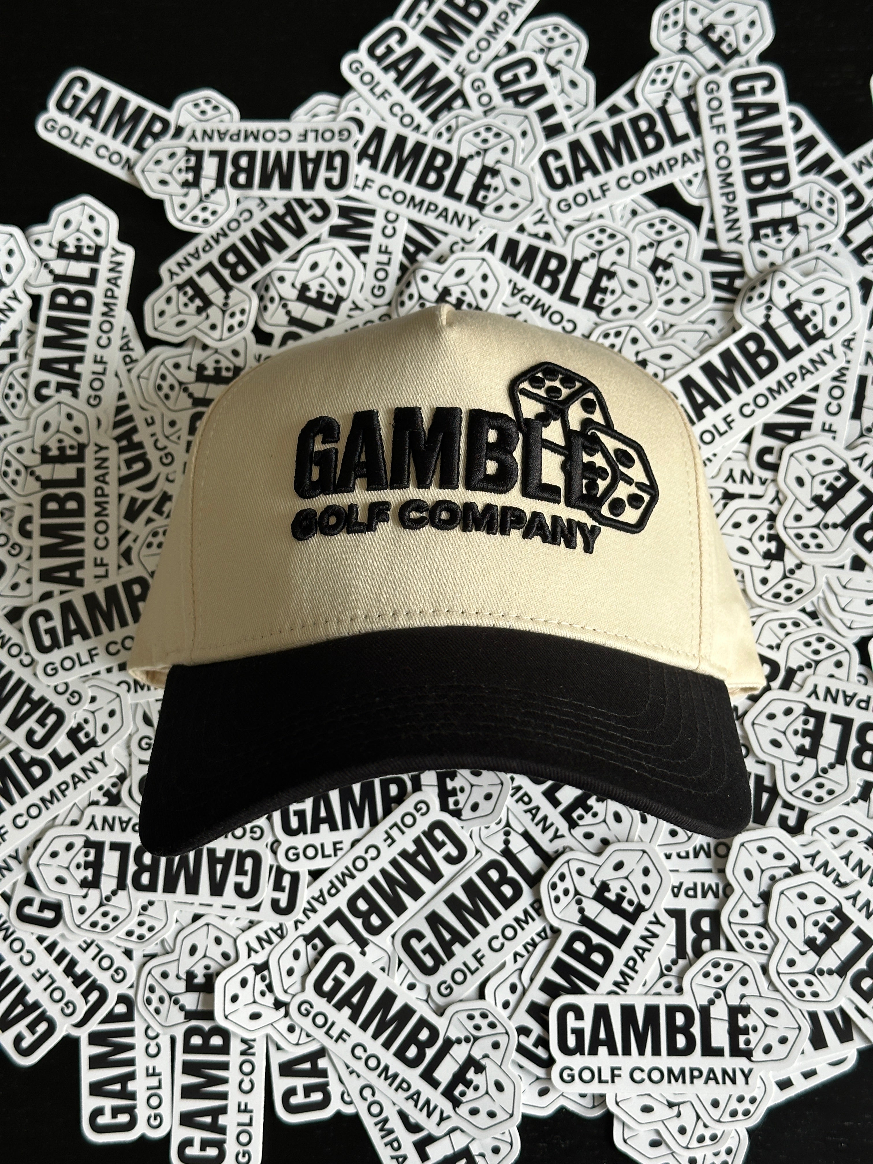Canvas "Gamble" Hat in The tips colorway