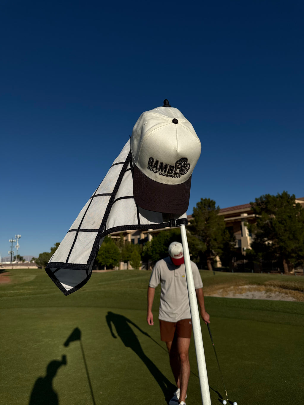Canvas "Gamble" Hat in The tips colorway